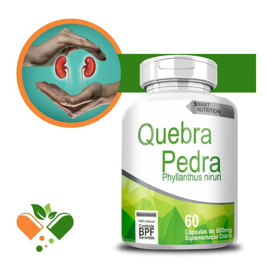 4Elementos Quebra Pedra 500mg 60 cápsulas