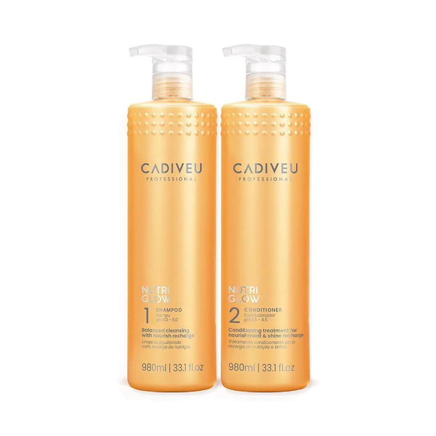 Cadiveu Kit Professional Nutri Glow Duo Litro (2 Produtos)