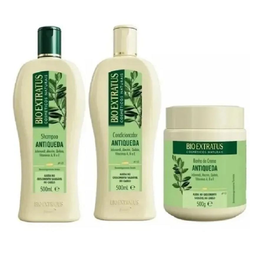 Bio Extratus Jaborandi Trio (shampoo + Cond + Banho de Creme 500g)
