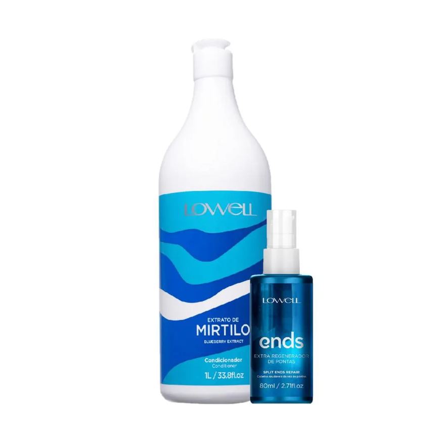 Lowell Kit Extrato de Mirtilo Salon Hidratação Regeneradora (2 Produtos)