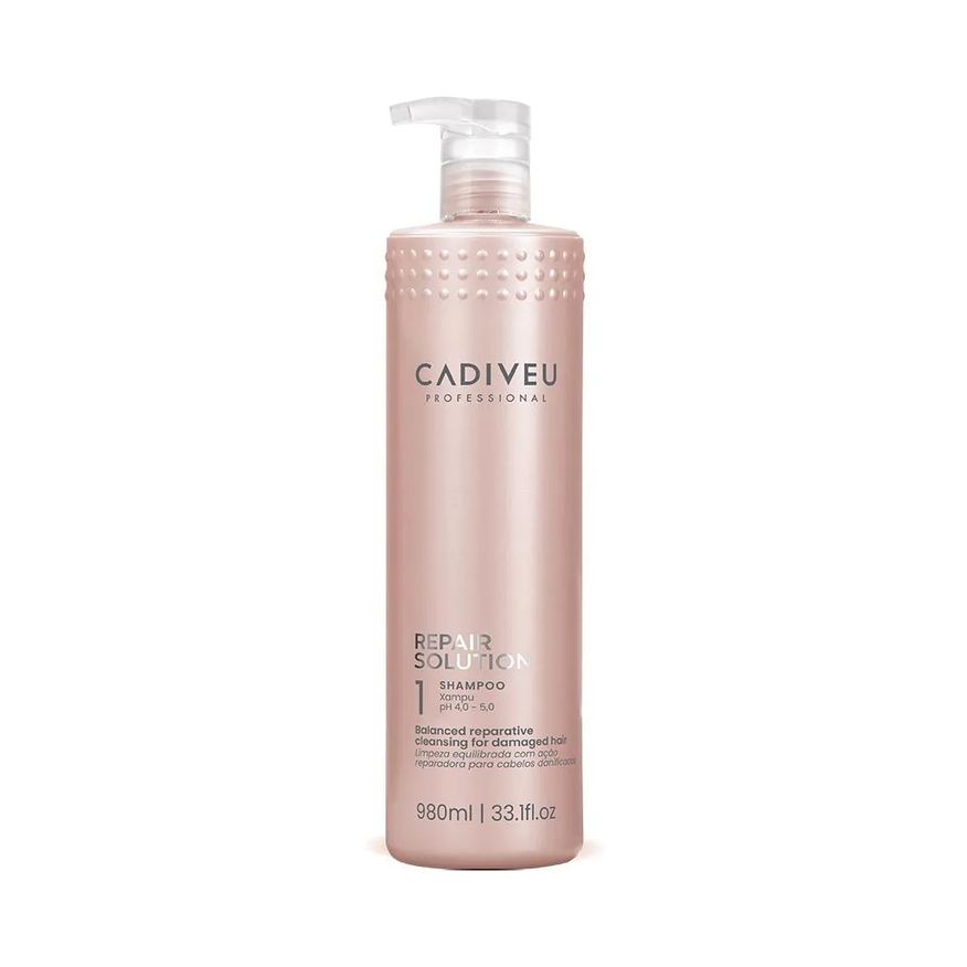 Cadiveu Professional Repair Solution - Shampoo Reparador sem Sulfato 980ml