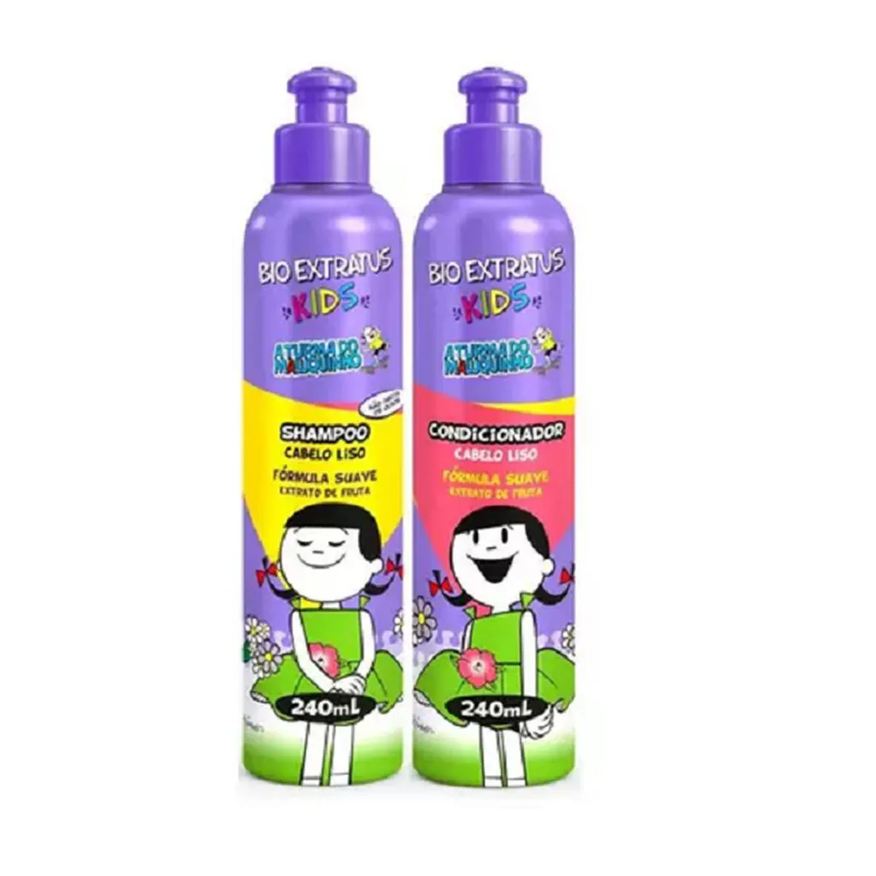 Bio Extratus Kit Kids Cabelo Liso Duo 240ml