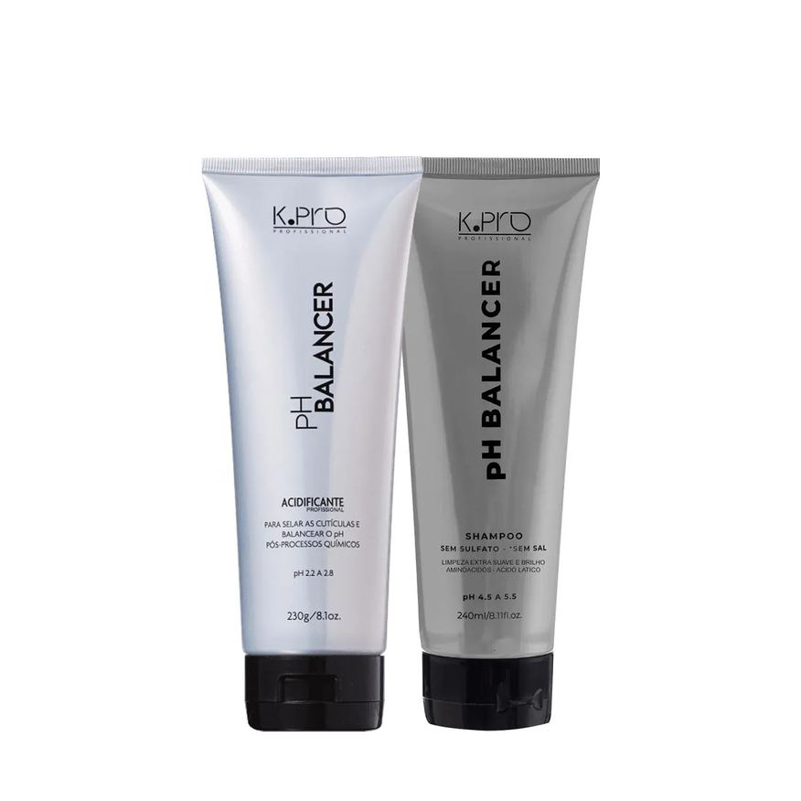 K.pro Kit Ph Balancer Shampoo e Acidificante (2 Produtos)