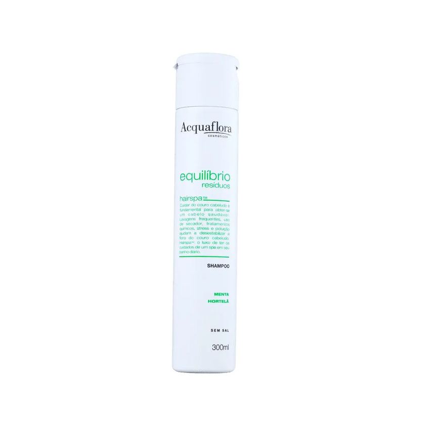 Acquaflora Shampoo Equilibrio de Resíduos Menta e Hortelã 300ml