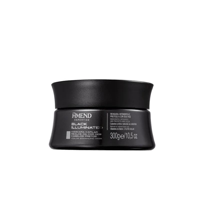 Amend Cosméticos Amend Black Illuminated Realce da Cor Mascara Tonalizante 300g