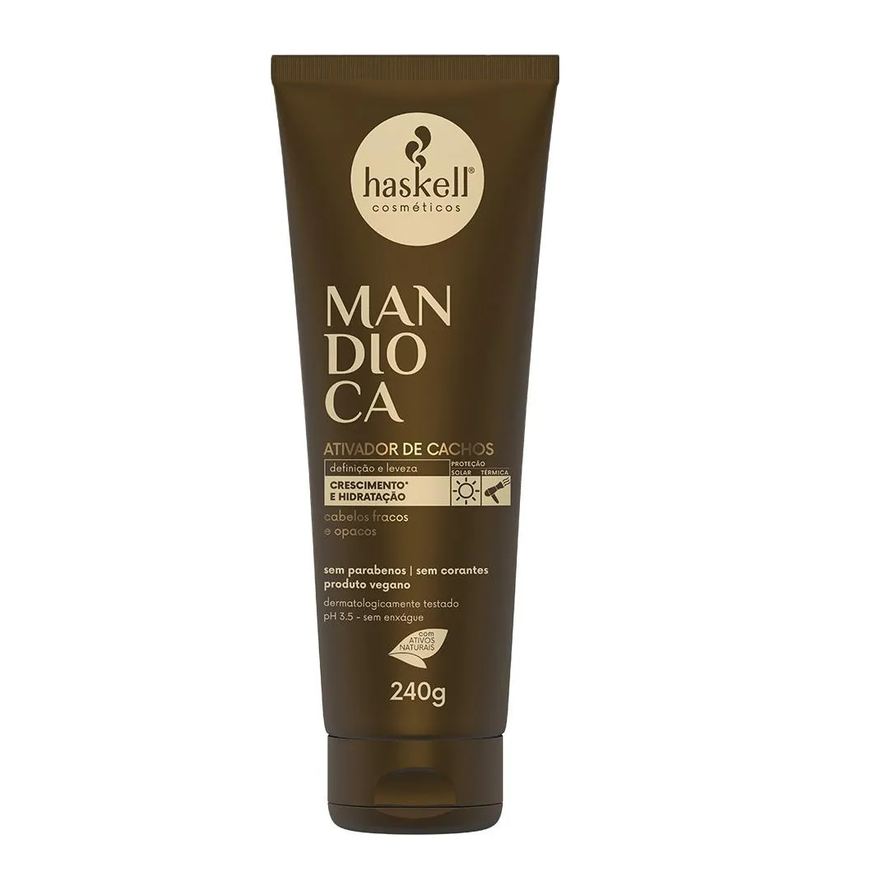 Haskell Ativador de Cachos Ametista Mandioca 240g