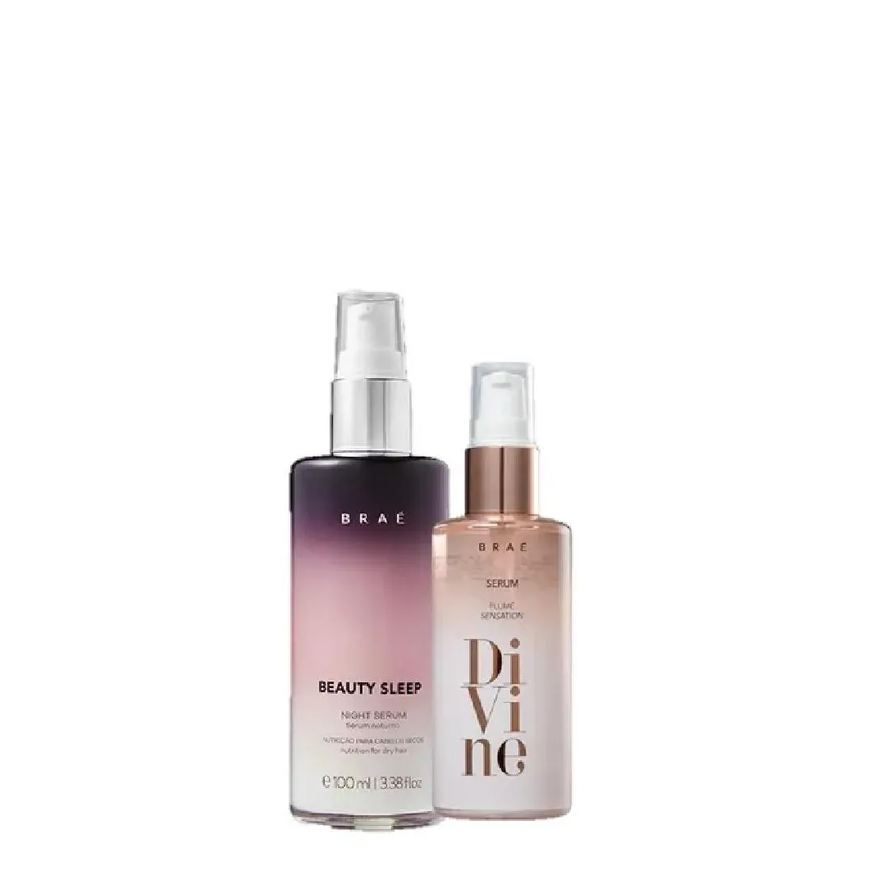 Braé Divine Plume Reparador Capilar 60ml e Beauty Sleep 100ml