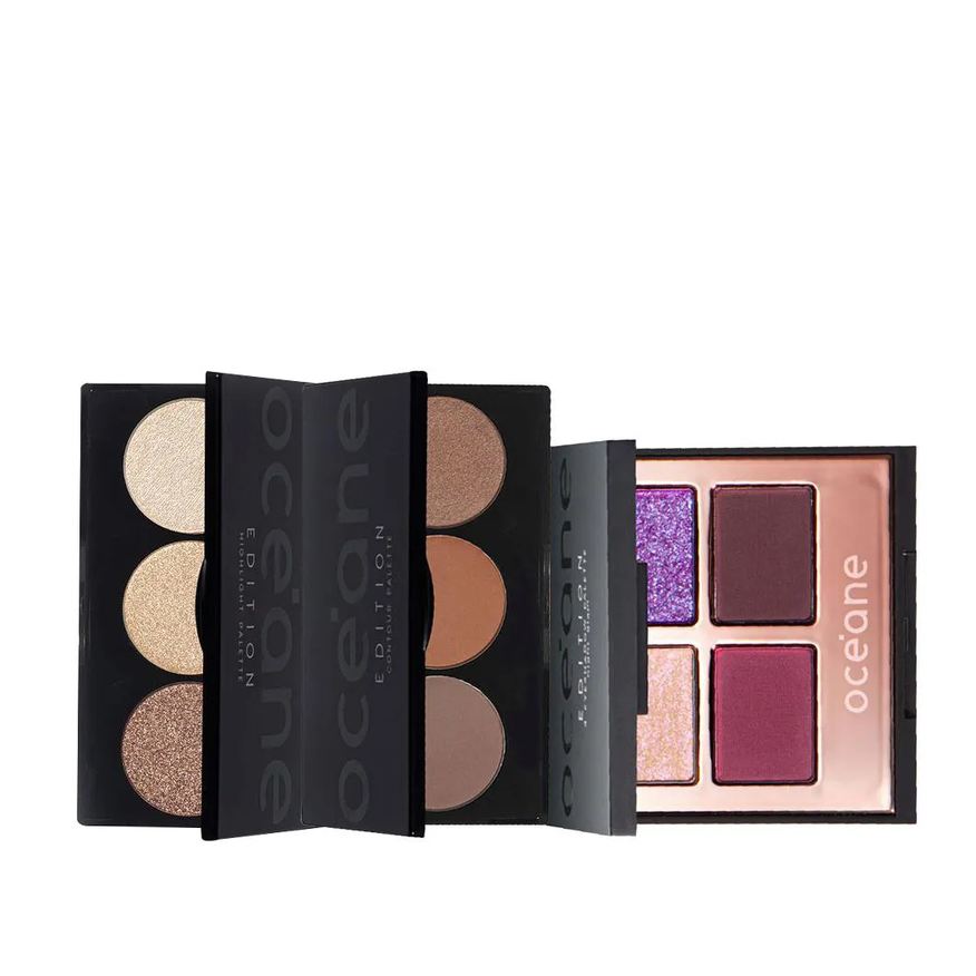 OCéANE KIT EDITION HIGHTLIGHT CONTOUR NIGHT GLAM (3 PRODUTOS)