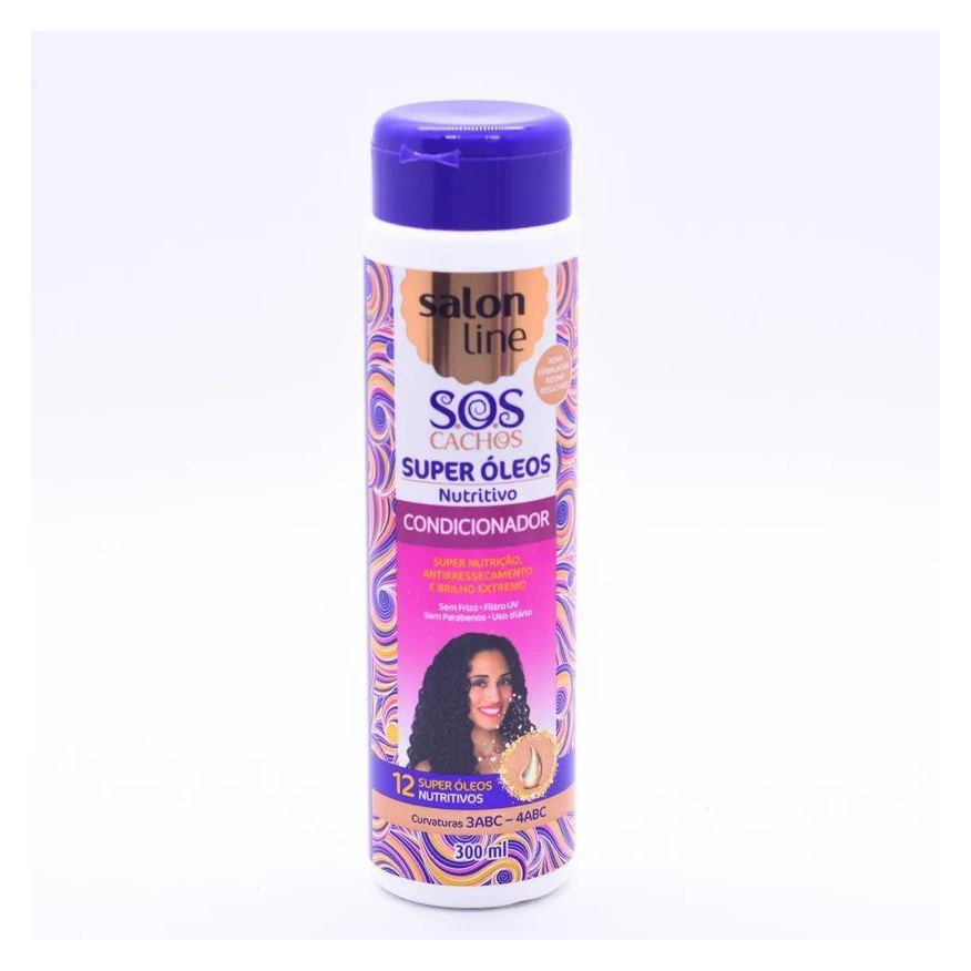 Salon Line Condicionador Super Oleos Nutrivo S.o.s Cachos 300ml
