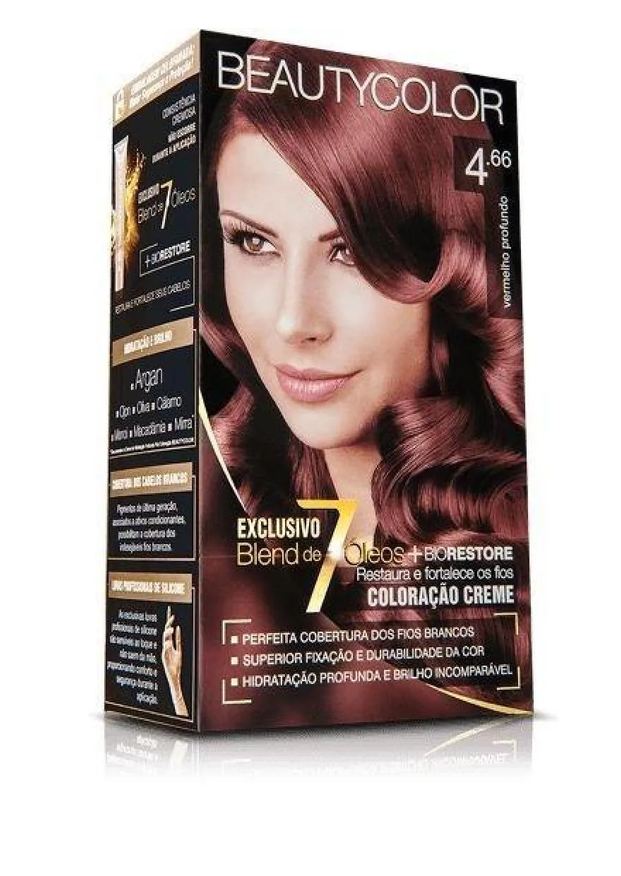 Beauty Color Tintura 4.66 Vermelho Profundo