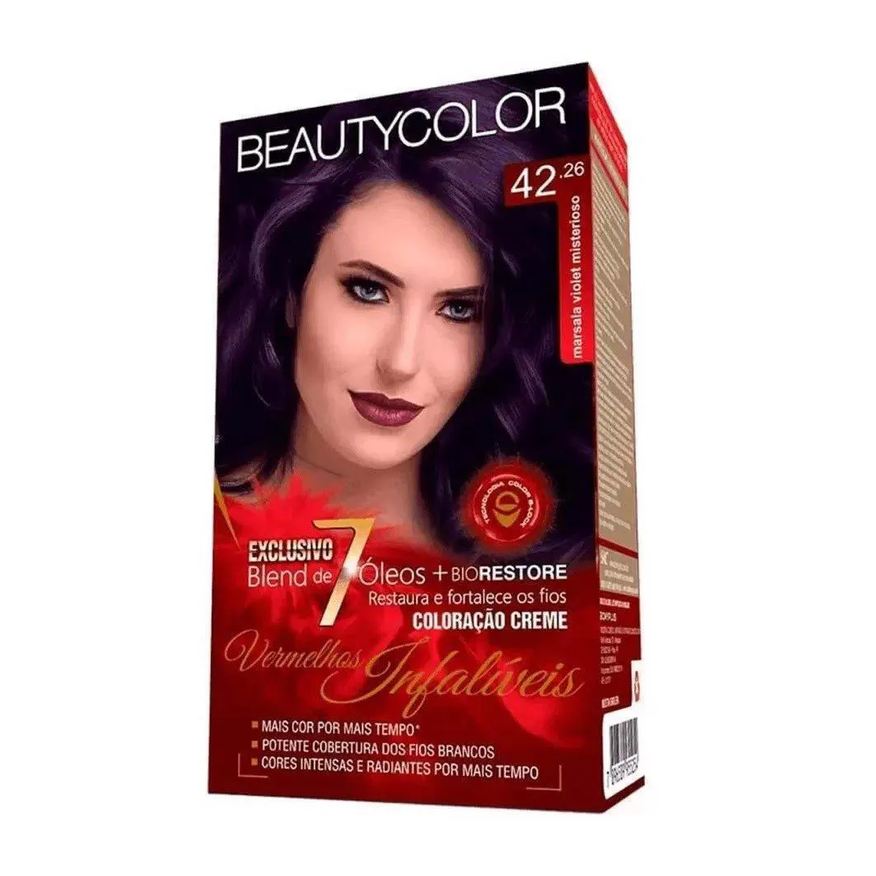 Beauty Color Tintura 86.74 Ruivo Caramelo