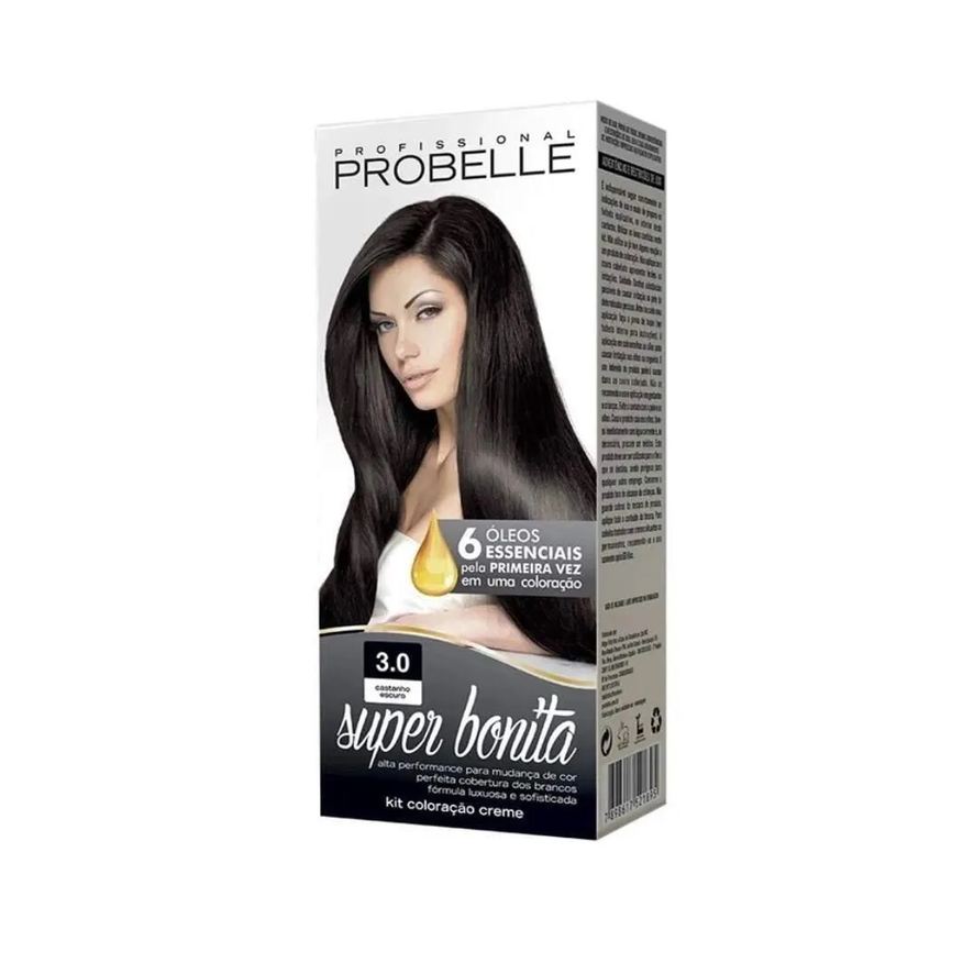Probelle Tintura Super Bonita 3.0 Castanho Escuro