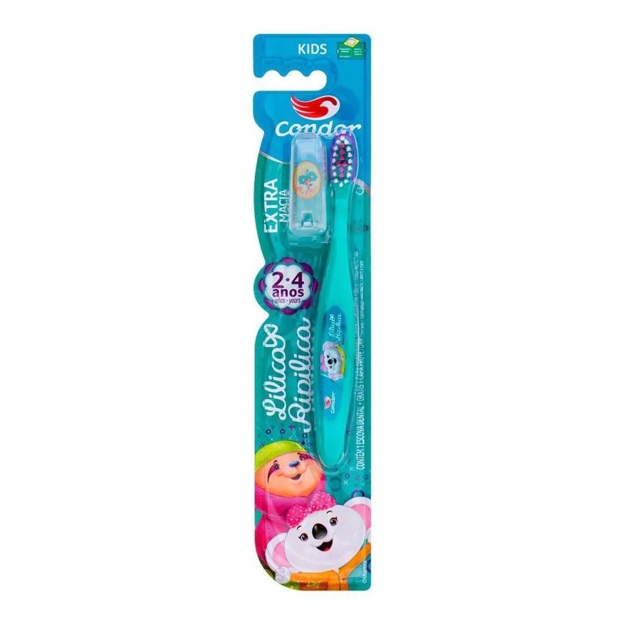 Condor Escova Dental Lilica Ripilica 2 a 4 Anos