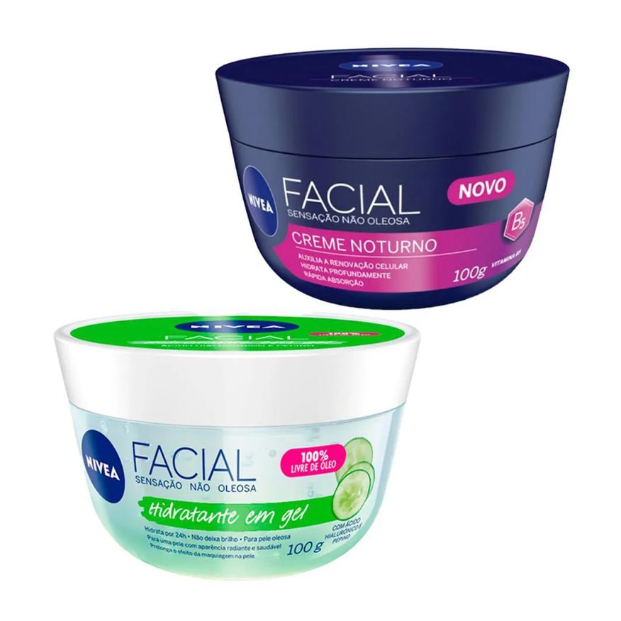 Nivea Kit Creme Noturno + Gel Hidratante 100g