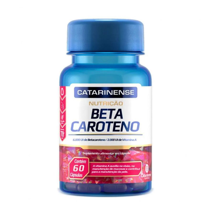 Catarinense Beta Caroteno 60 Cápsulas