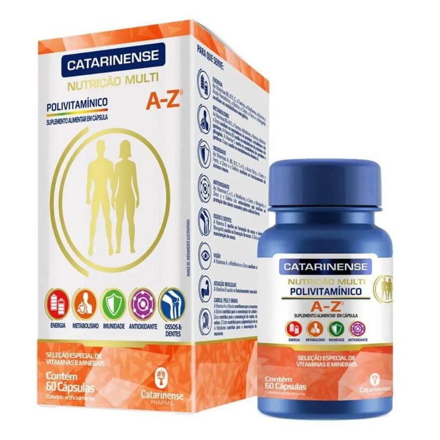 Catarinense Polivitaminico A-z Multi 60cps