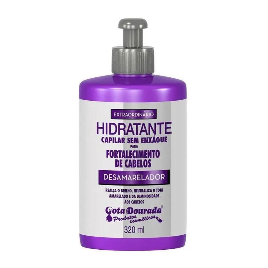 Gota Dourada Creme de Pentear Desamarelador 320ml