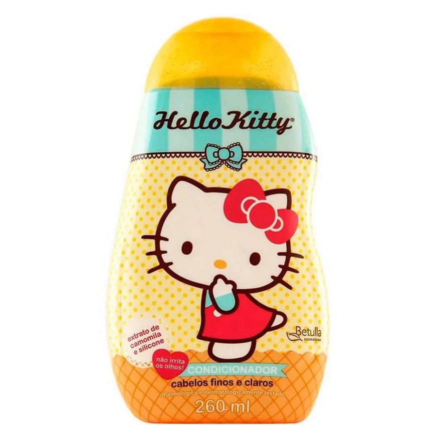 Betulla Condicionador Hello Kitty 260ml Cabelos Finos e Claros