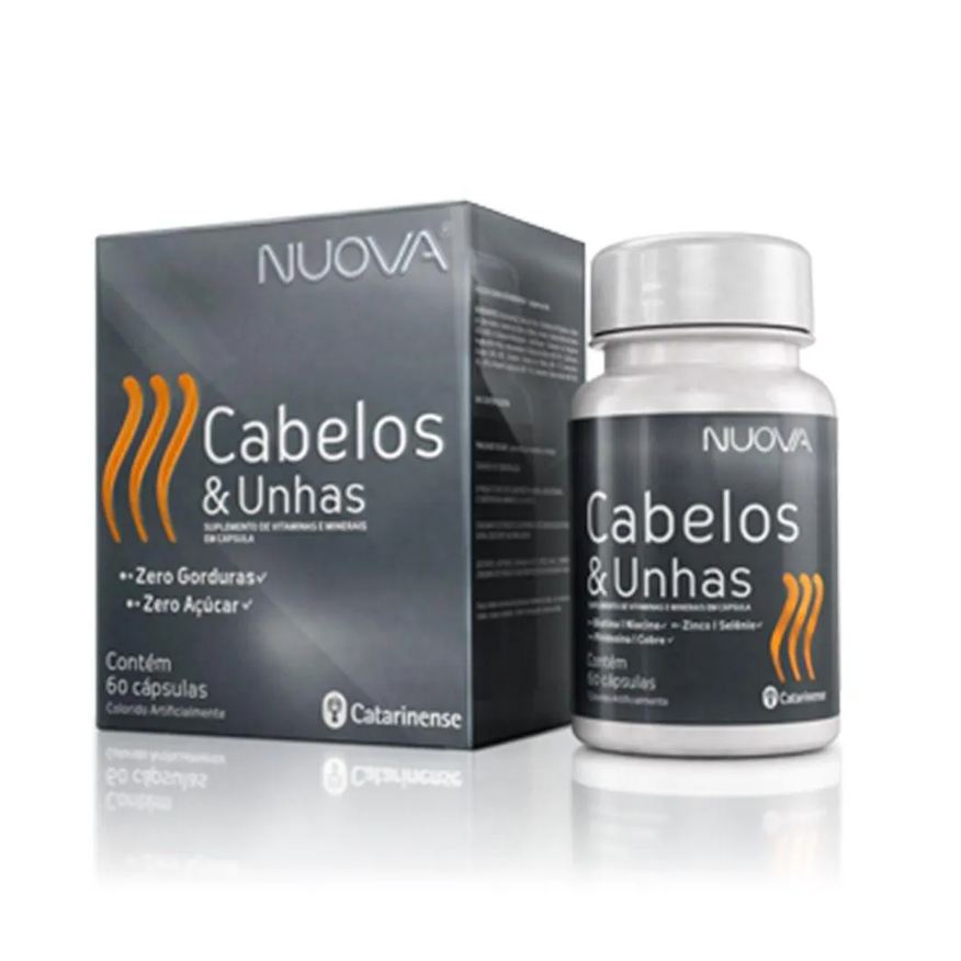 Catarinense Nuova Cabelos e Unha 60 cápsulas