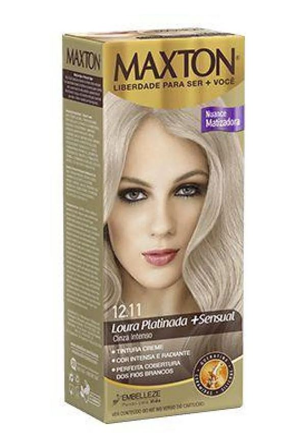 Maxton Tintura 12.11 Louro Platina Cinza Intenso (matizadora