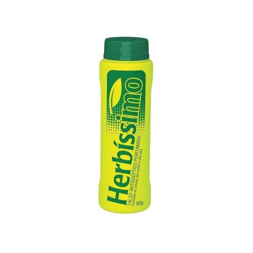 Herbíssimo Talco Herbissimo Antisséptico Perfumado Axilas e Pés 80g