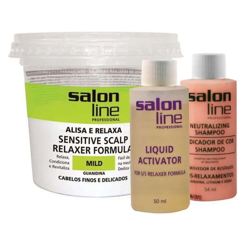 Salon Line Alisante S Line Guanidina Cabelos Finos e Delicados 215