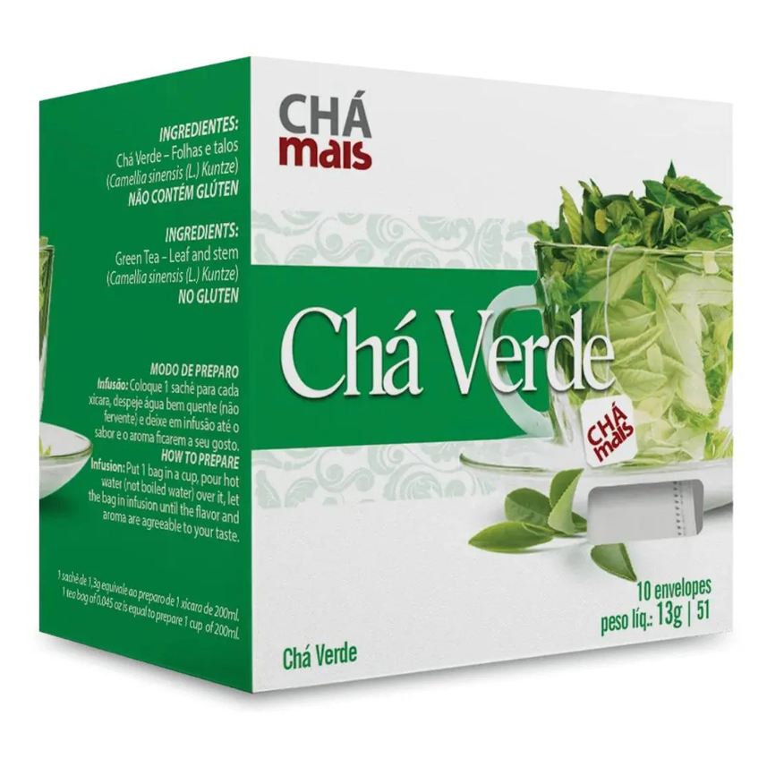 Chá Mais Clinicmais Chá Verde 10 Sachês 13g