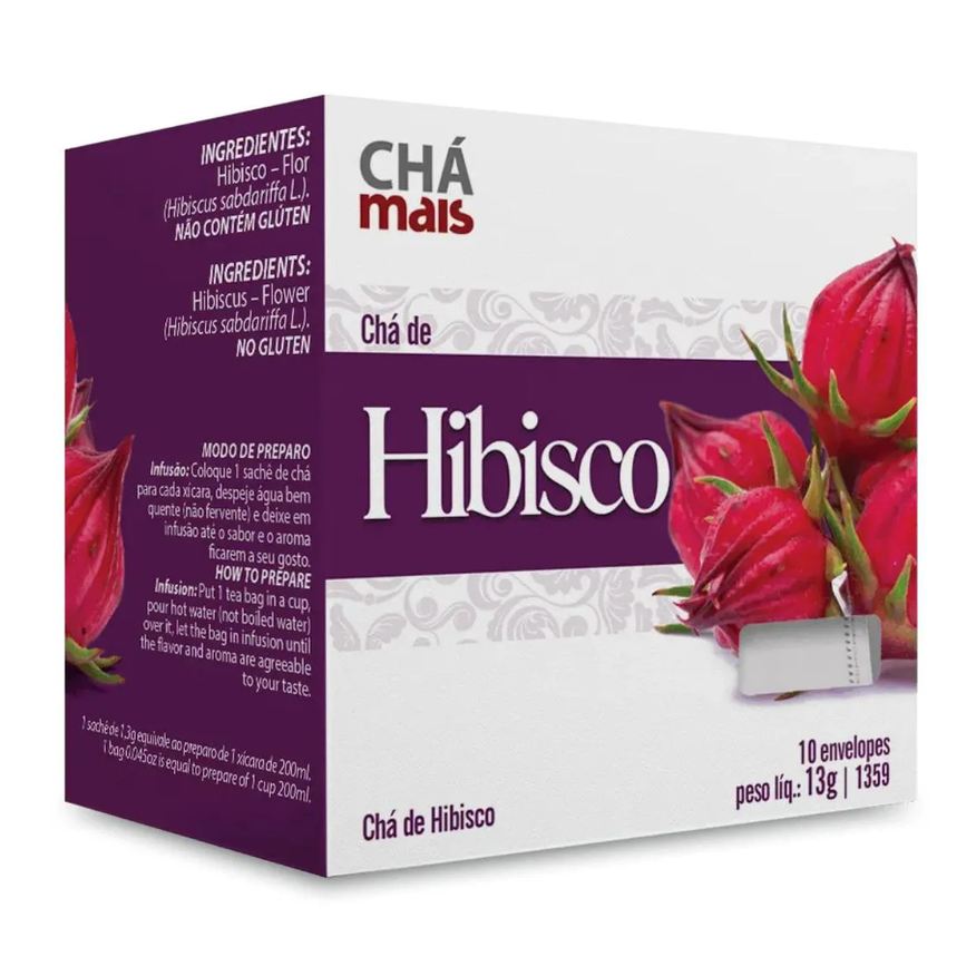 Chá Mais Clinicmais Chá Hibisco 10 Sachês 13g