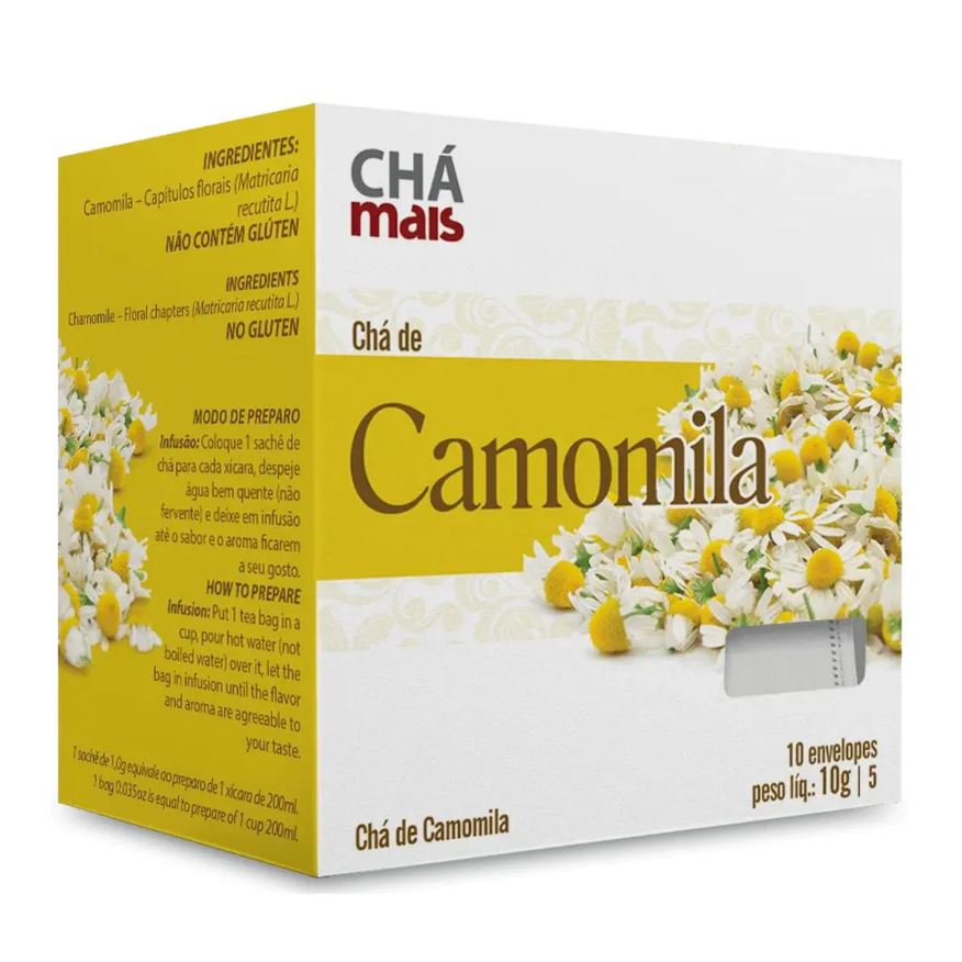 Chá Mais Clinicmais Chá Camomila 10 Sachês 10g