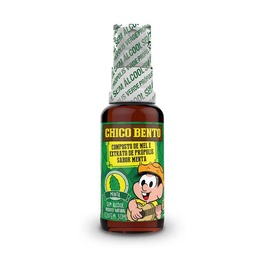 Baldoni Própion Chico Bento - Spray com Mel e Menta sem Álcool (30ml)