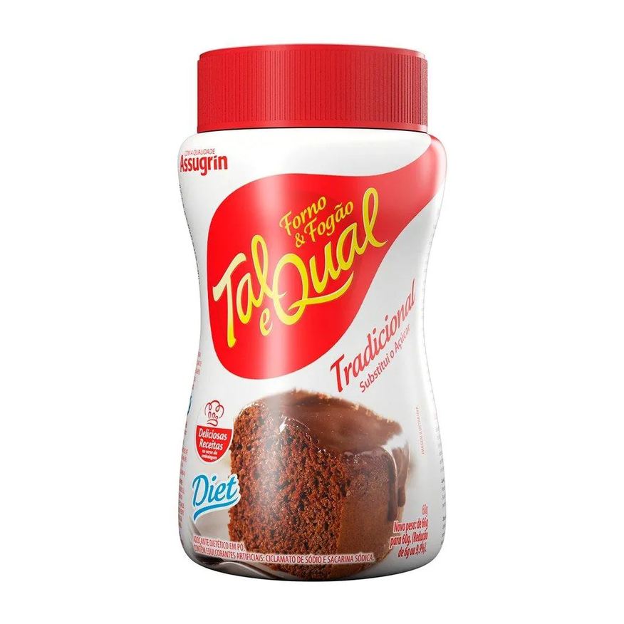 Tal & Qual Adoçante 60g - Tal e Qual