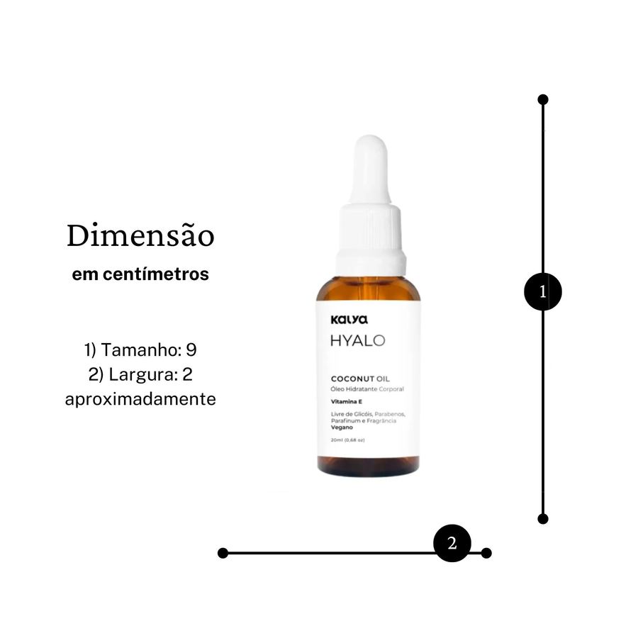 Oleo 3 de Coco Cuidado Intimo Puro sem Perfume Hyalo Coconut