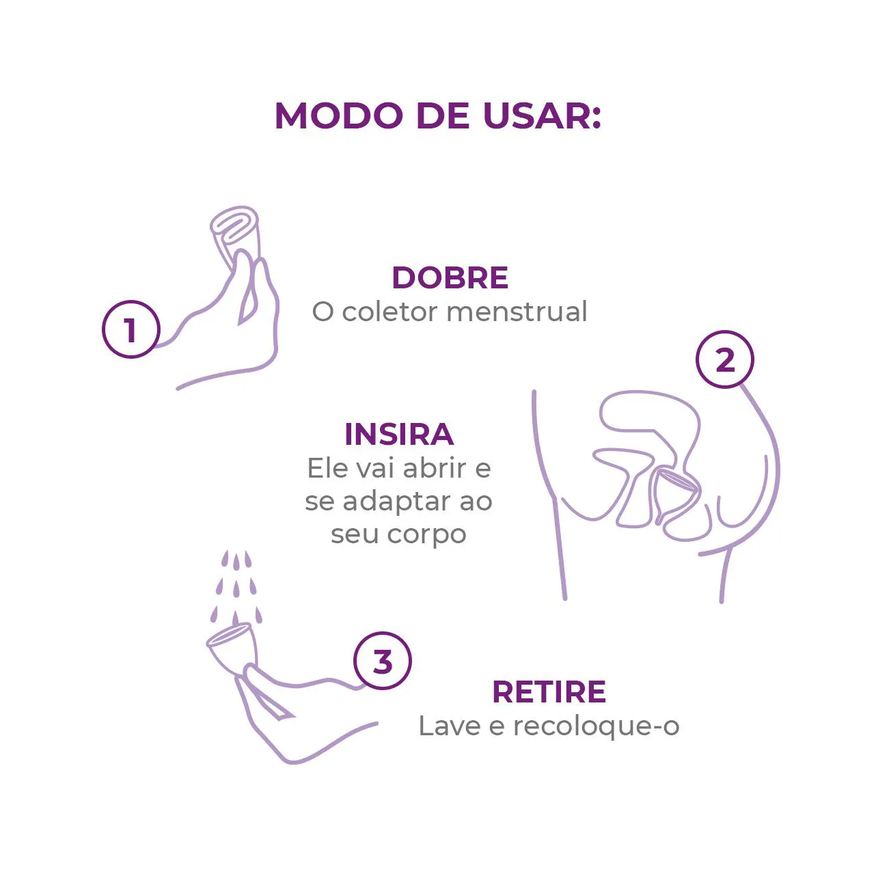 Menstrual Coletor Inciclo - B + Cápsula Esterilizadora Inciclo B (de 20 A 29 Anos E Sem Filhos)