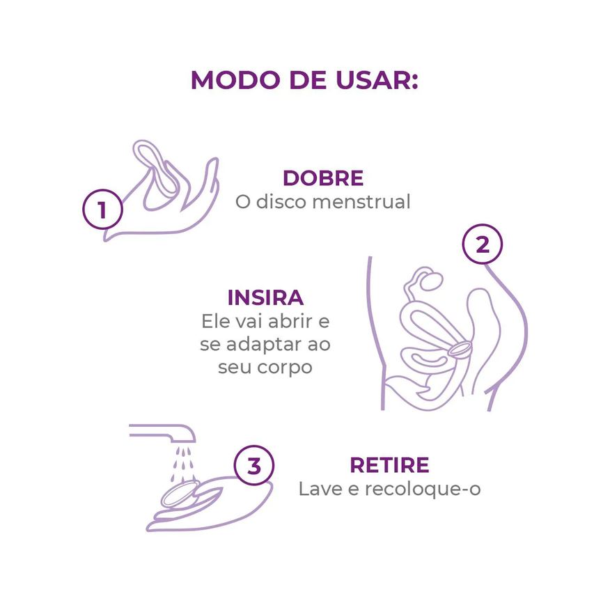 Coletor Kit B+ Disco Menstrual + Cápsula Inciclo B (de 20 A 29 Anos E Sem Filhos)