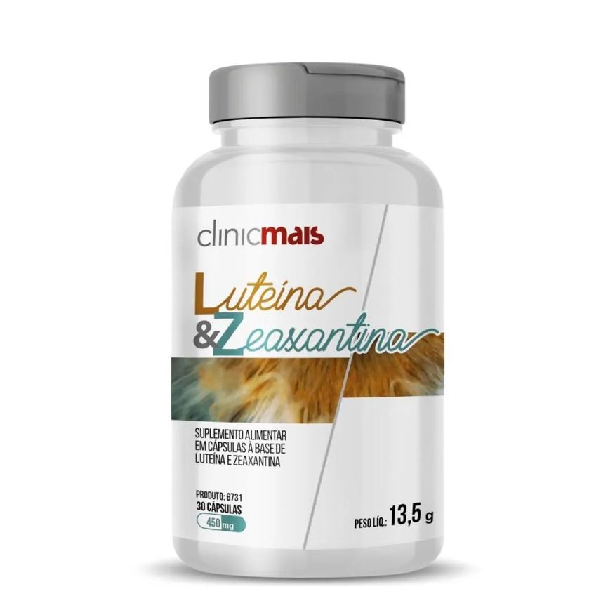 Clinic Mais Luteína e Zeaxantina 30 cápsulas 450mg Clinicmais