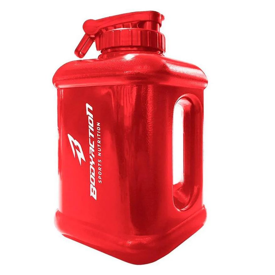 Body Action Galão Garrafa Água Bebida Academia 1,6 Litros Vermelho