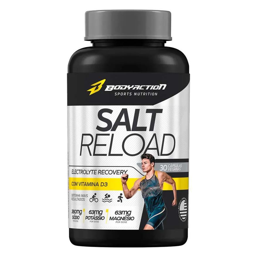 Body Action Salt Reload cápsulas de Sal 30 Dias Bodyaction