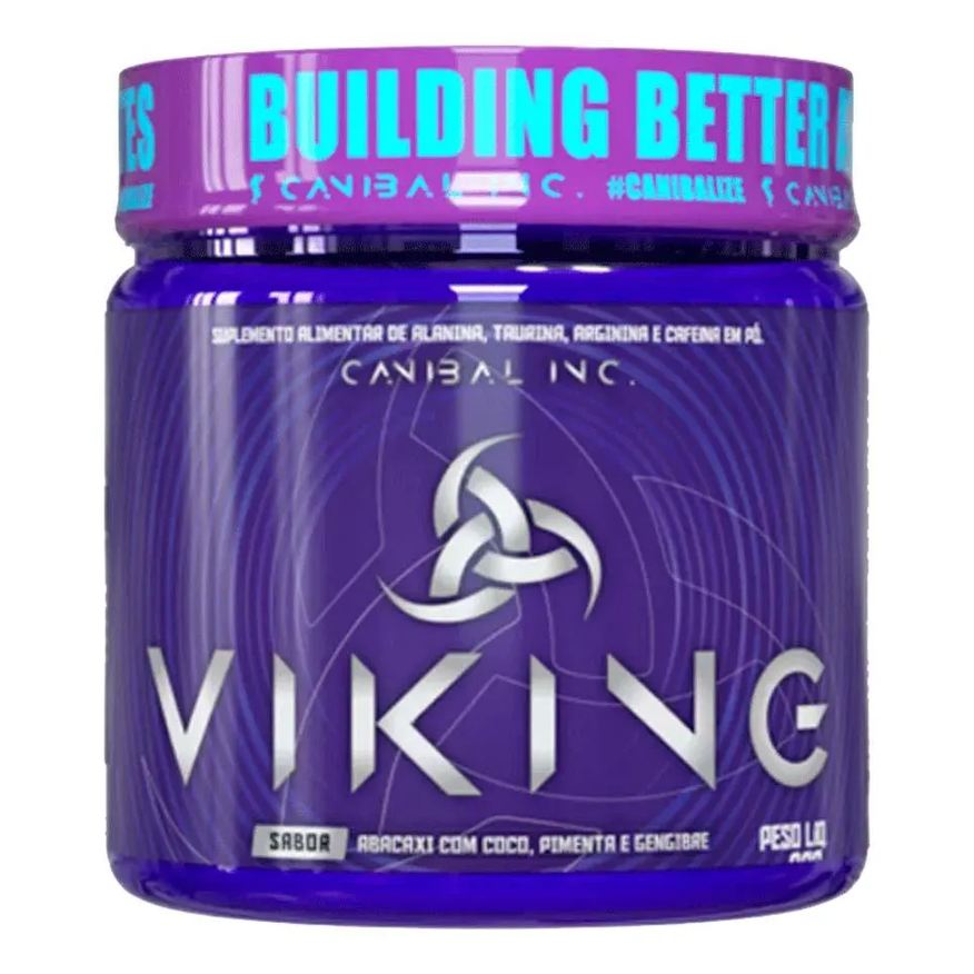 Canibal Inc Pré-treino Viking Abacaxi com Coco 300g