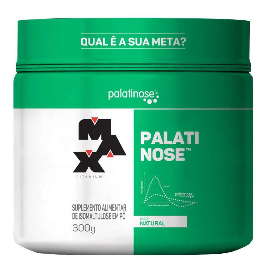 MAX TITANIUM PALATINOSE EM Pó POTE 300g SABOR NATURAL