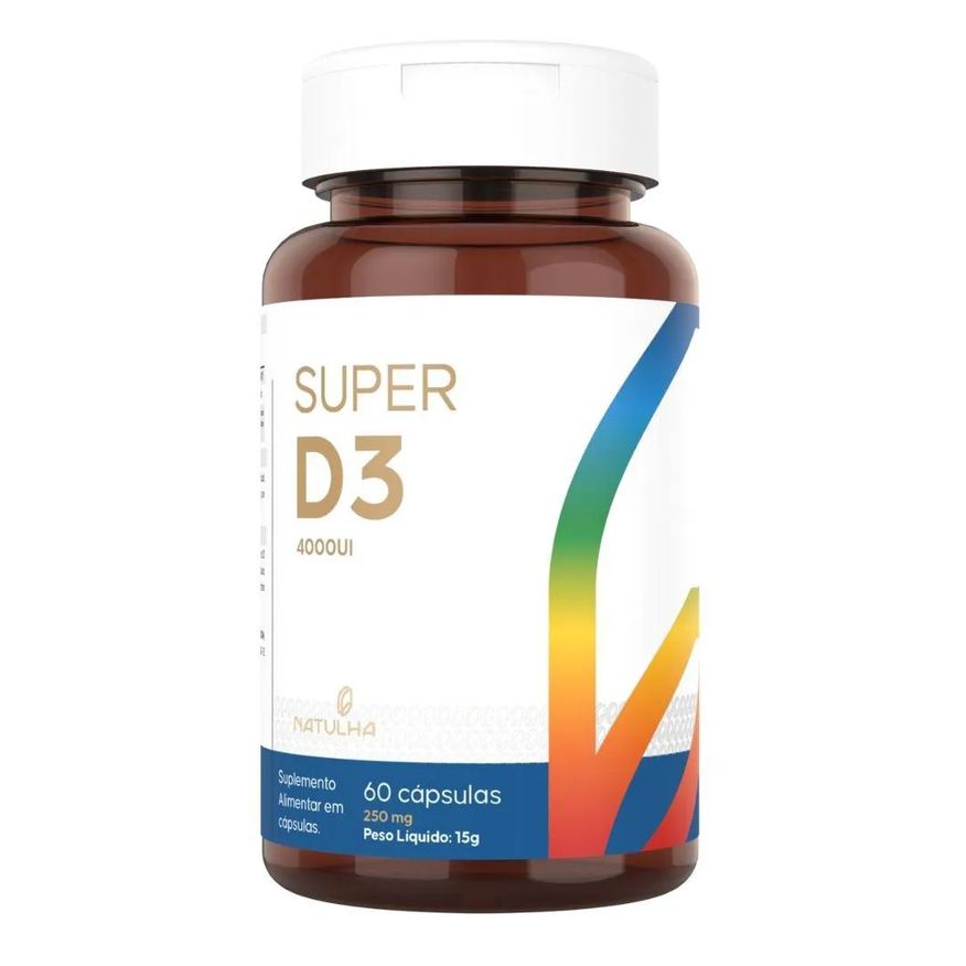 Natulha Super D3 4000ui 60 cápsulas