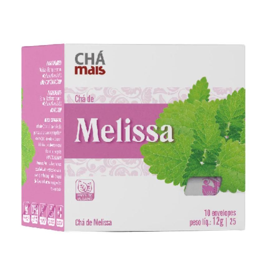 Clinic Mais Chá de Melissa 10 Sachês - Chá Mais