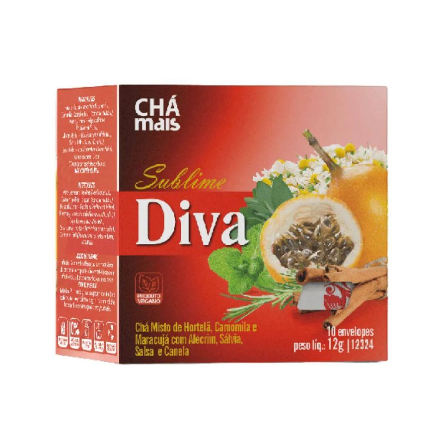 Clinic Mais Chá Misto Sublime Diva 10 Sachês - Chá Mais