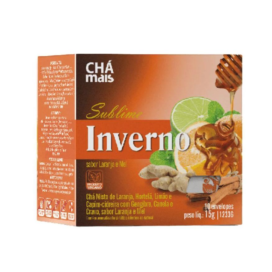 Clinic Mais Chá Sublime Inverno 10 Sachês - Chá Mais