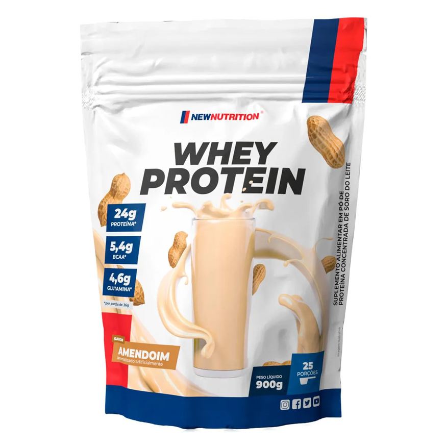 Newnutrition Whey Protein Amendoim 450g
