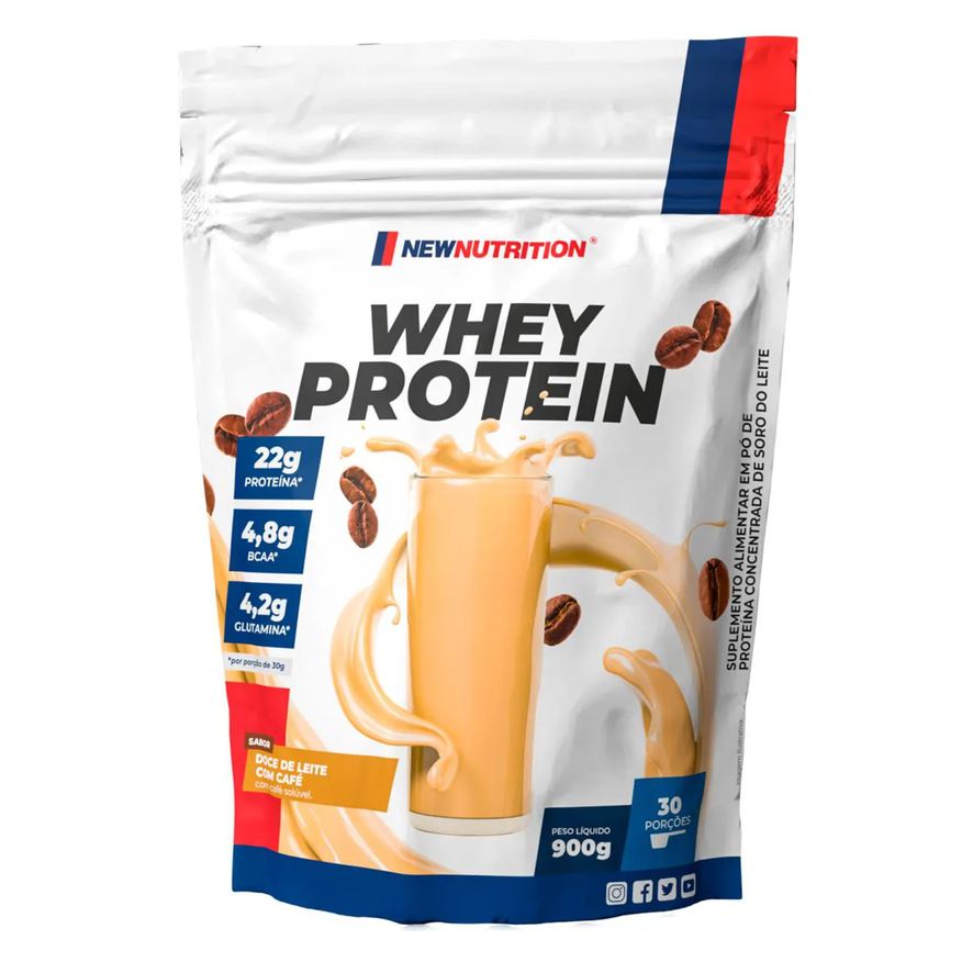 Newnutrition Whey Protein Doce de Leite com Café 900g