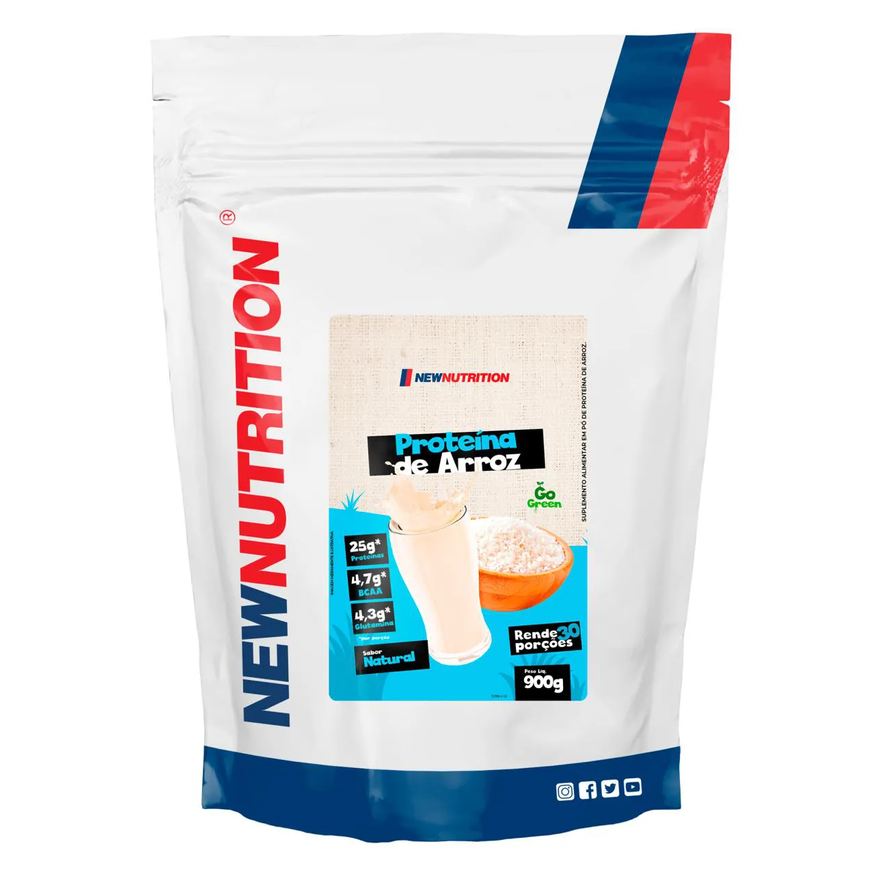 Newnutrition Proteína de Arroz New Nutrition Vegana Natural 900g