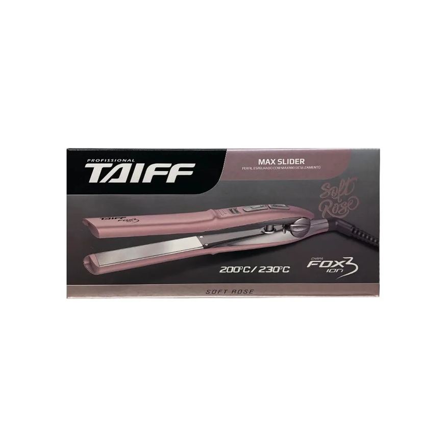 Alisadora Prancha Taiff Fox Íon 3 Rose 230c° Bivolt