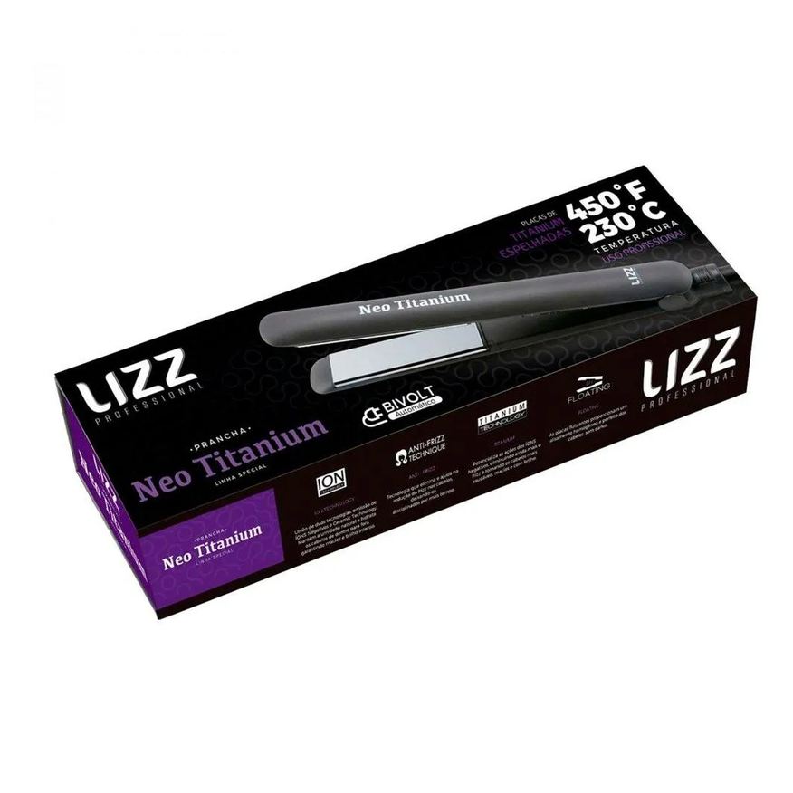 Lizz Professional Chapinha Lizz Neo Titanium Cinza Bivolt
