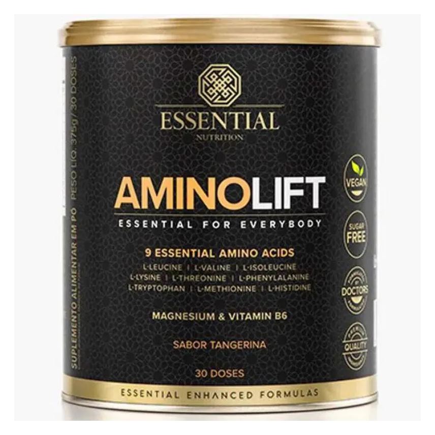 Essential Nutrition Aminolift Tangerina - Aminoácidos Essenciais - 375g