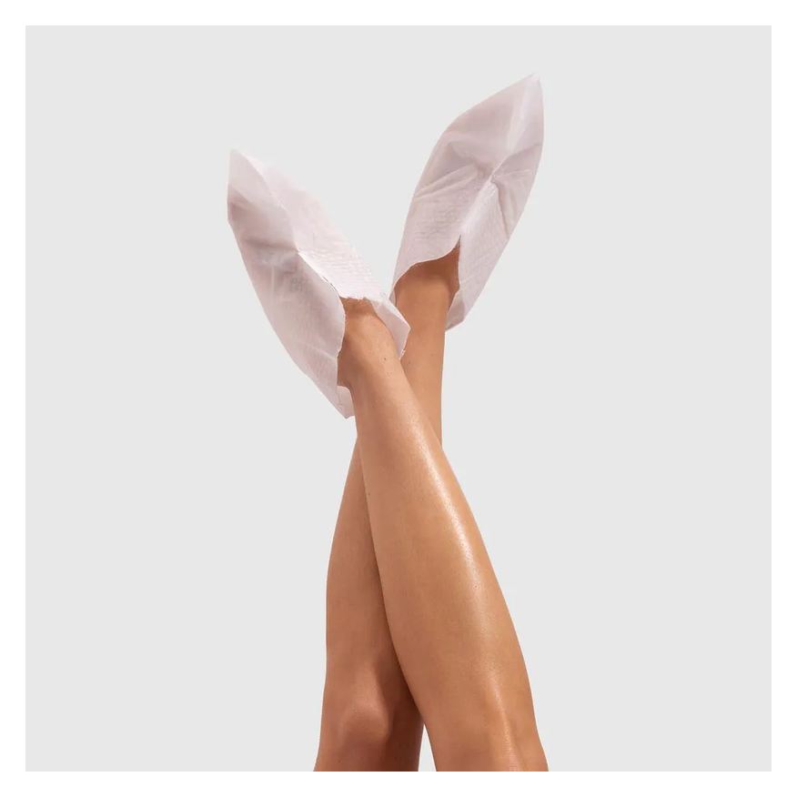 esfoliante máscara para pés com óleo de coco - foot peeling mask 1 par